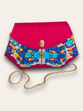 Cartier Red with multicolor floral pattern Handbag Small